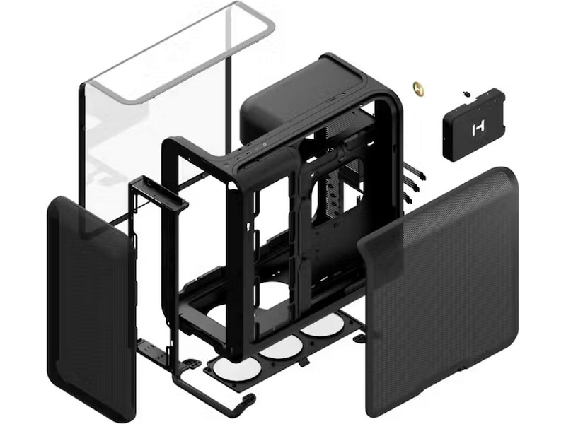 HYTE X50 Mid Tower (sort) Midi tower