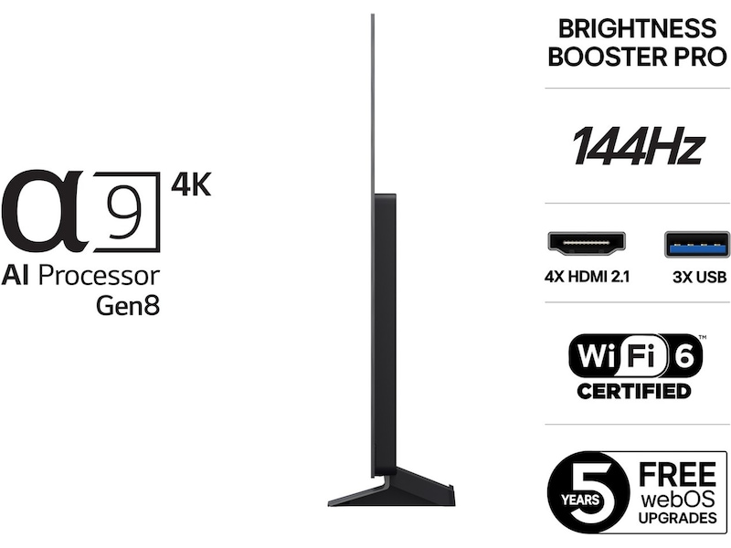 LG 77" C5 AI 4K OLED Smart TV (2025) -B-Grade Demo TV/projektor