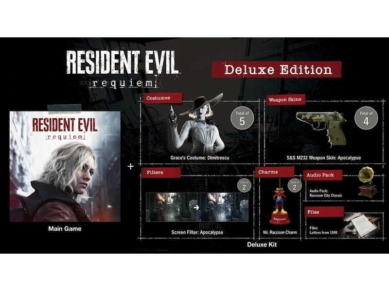 Resident Evil Requiem PS5 (Steelbook DLX-utgave) Spill til Playstation 5