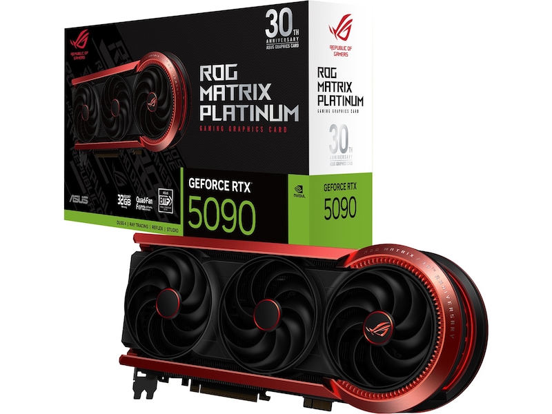 Asus ROG Matrix GeForce RTX 5090 30th Anniversary Edition Skjermkort