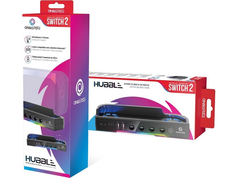 Oniverse Hubble Nintendo Switch 2 dokk og displaystativ Tilbehør til spillkonsoller