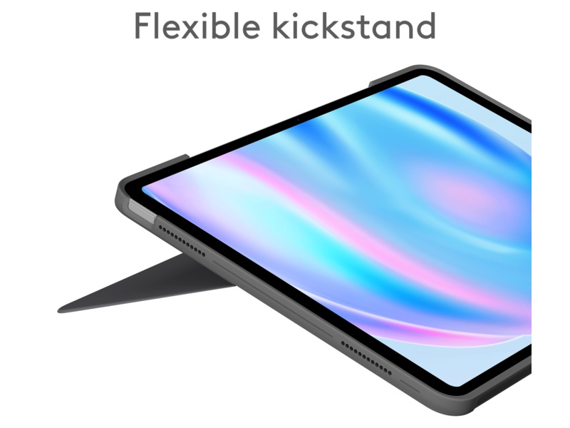 Logitech iPad Air 13" Combo Touch tastaturdeksel (oxford grå) -B-Grade Demo annet i PC & nettbrett