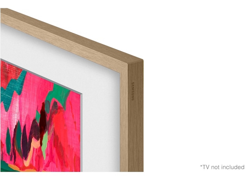 Samsung The Frame Pro 75" LS03FW + ramme Beige Wood 60 - 69 tommer TV