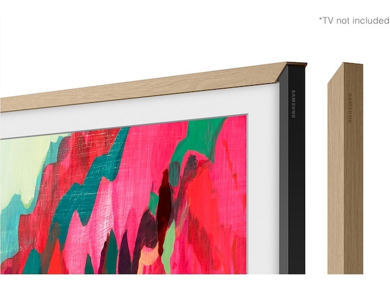Samsung The Frame Pro 75" LS03FW + ramme Beige Wood 60 - 69 tommer TV