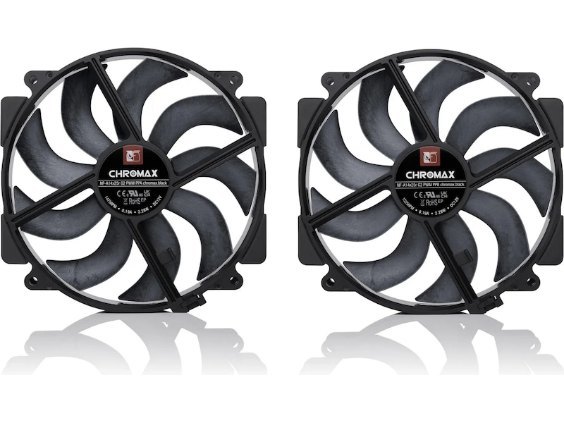 Noctua NF-A14x25r G2 PWM Sx2-PP chromax.sort Vifte Vifter