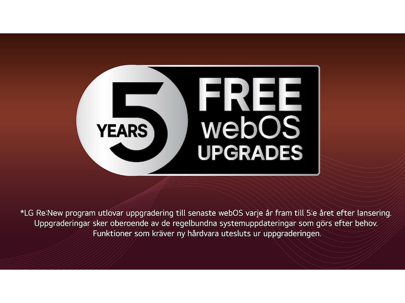 LG 86'' UA75 AI 4k Smart TV (2025) + NS60 lydplanke Over 80 tommer TV