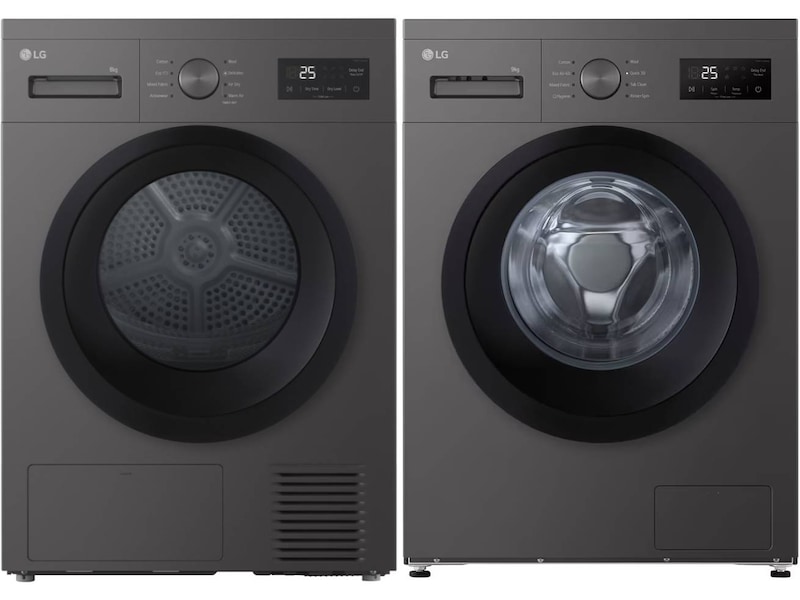 LG F4A1009NDK vaskemaskin (dark silver) + tørketrommel Vaskemaskin