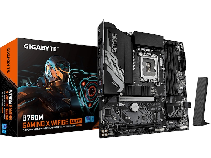 Gigabyte B760M GAMING X WF6E GEN5 hovedkort Intel Socket