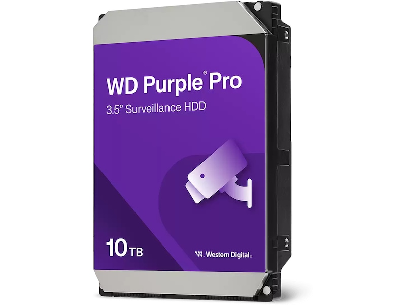 WD Purple PRO overvåking 10TB Harddisk 3,5