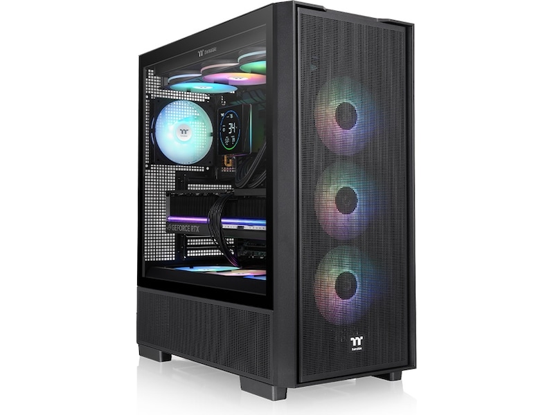 Thermaltake S380 TG ARGB Mid Tower (sort) Midi tower