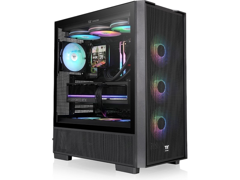 Thermaltake S380 TG ARGB Mid Tower (sort) Midi tower