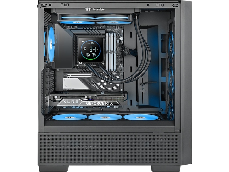 Thermaltake TH240-S V3 ARGB sync alt-i-ett-kjøler (sort) CPU - Vannkjøling
