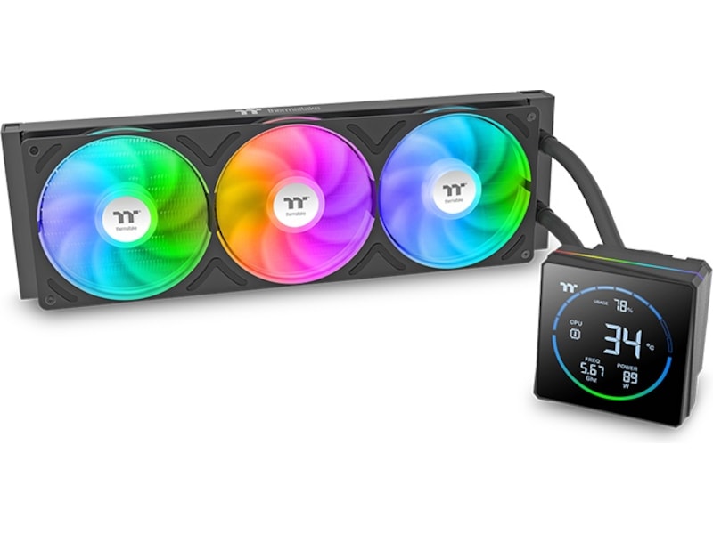 Thermaltake TH360-S V3 ARGB sync all-in-one kjøler (sort) CPU - Vannkjøling
