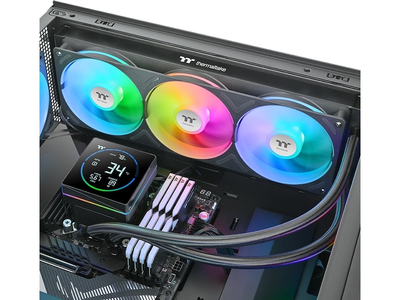 Thermaltake TH360-S V3 ARGB sync all-in-one kjøler (sort) CPU - Vannkjøling