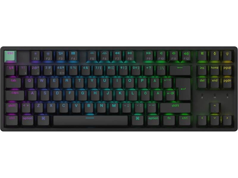 Keychron K8 HE Trådløst Gamingtastatur (sort) Gamingtastatur
