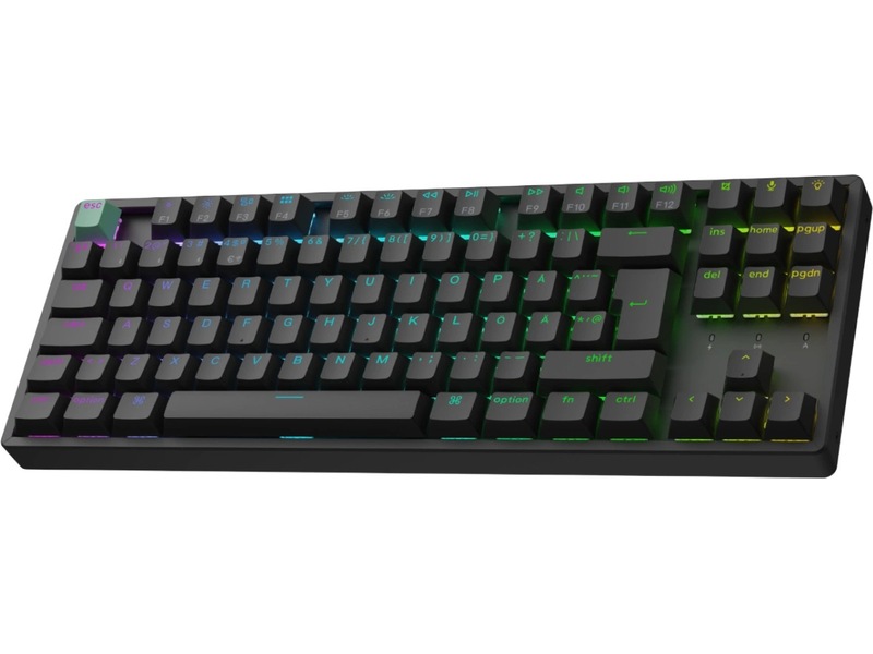 Keychron K8 HE Trådløst Gamingtastatur (sort) Gamingtastatur