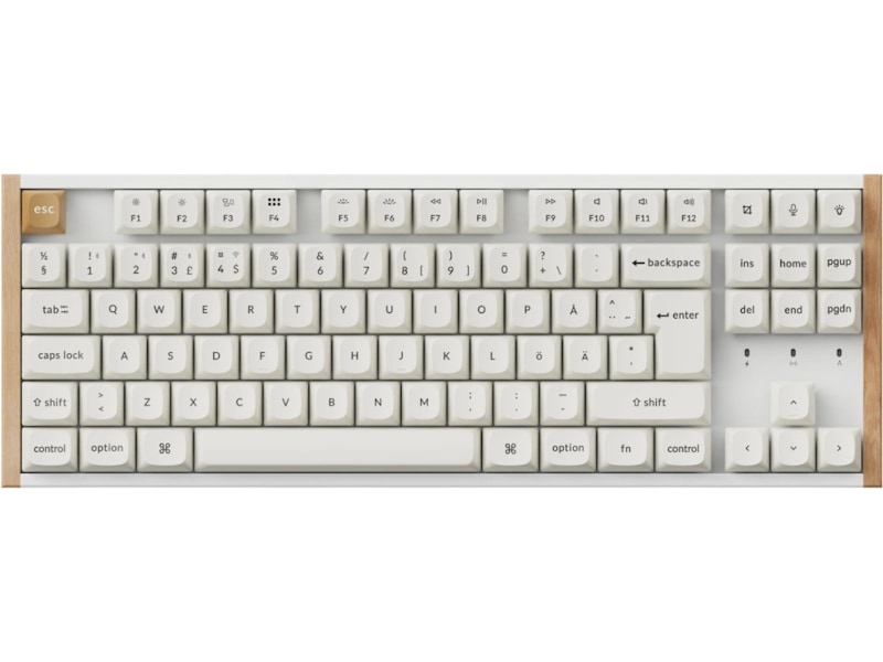 Keychron K8 HE SE trådløst gamingtastatur (tre/hvit) Gamingtastatur