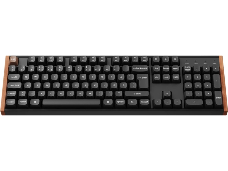 Keychron K10 HE SE Trådløst gamingtastatur (tre/sort) Gamingtastatur