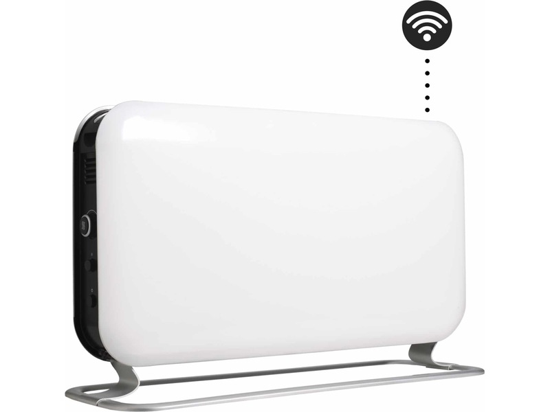 Mill WiFi gulvovn 1200W (hvit) + Lommelykt Frittstående varmeovner