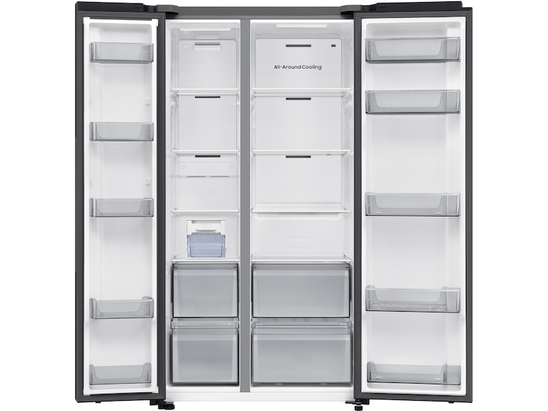 Samsung RS70F65QEFEF Side-By-Side kjøle- og fryseskap (sort) Side-by-side kjøleskap