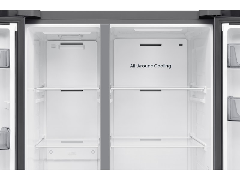 Samsung RS70F65QETEF Side-By-Side kjøle- og fryseskap (stål) Side-by-side kjøleskap