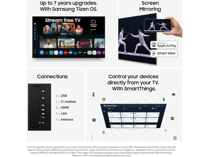 Samsung 65" Q7FA QLED 4K Smart TV (2025) + Galaxy A16 60 - 69 tommer TV