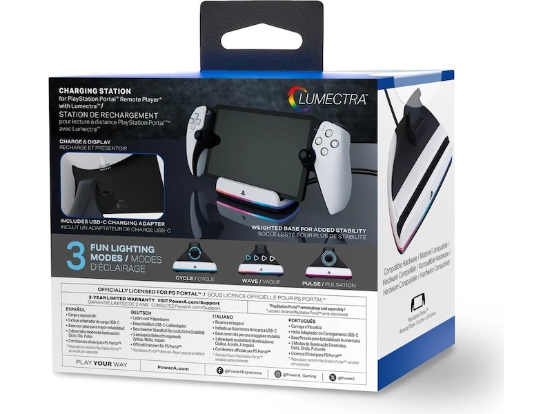 PowerA ladestasjon for PlayStation Portal Tilbehør til spillkonsoller