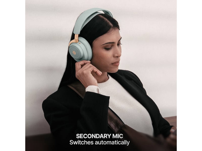 SteelSeries Arctis Nova Elite Trådløst Gamingheadset (salvie og gull) -B-Grade Demo headset