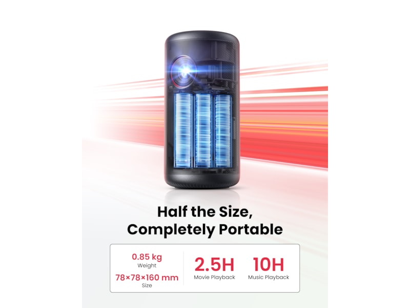 Anker Nebula Capsule 3 DLP Projektor (sort) -B-Grade Demo TV/projektor