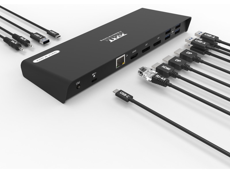 Port Design Docking Station Type C Office 3x4K 85W -B-Grade Demo annet i PC & nettbrett