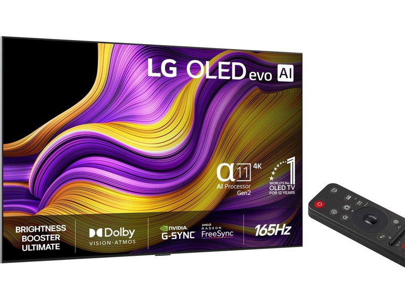 LG 55" G5 AI 4K OLED Smart TV (2025) + veggfeste 50 - 59 tommer TV