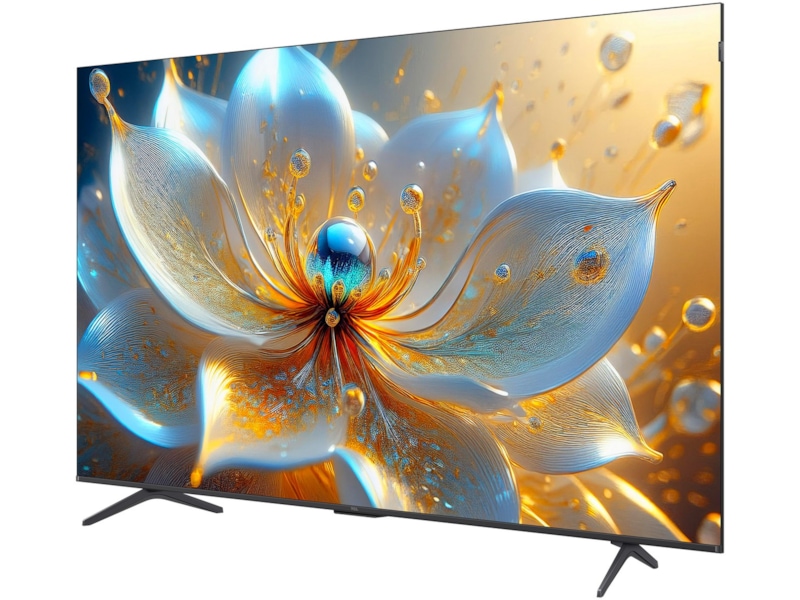 TCL 75" T8C 4K QLED Google TV (2025) + veggfeste 70 - 79 tommer TV