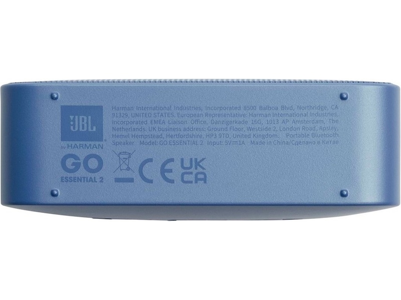 JBL GO essential 2 bluetooth-høyttaler (blå) Trådløs / Bluetooth-høyttaler