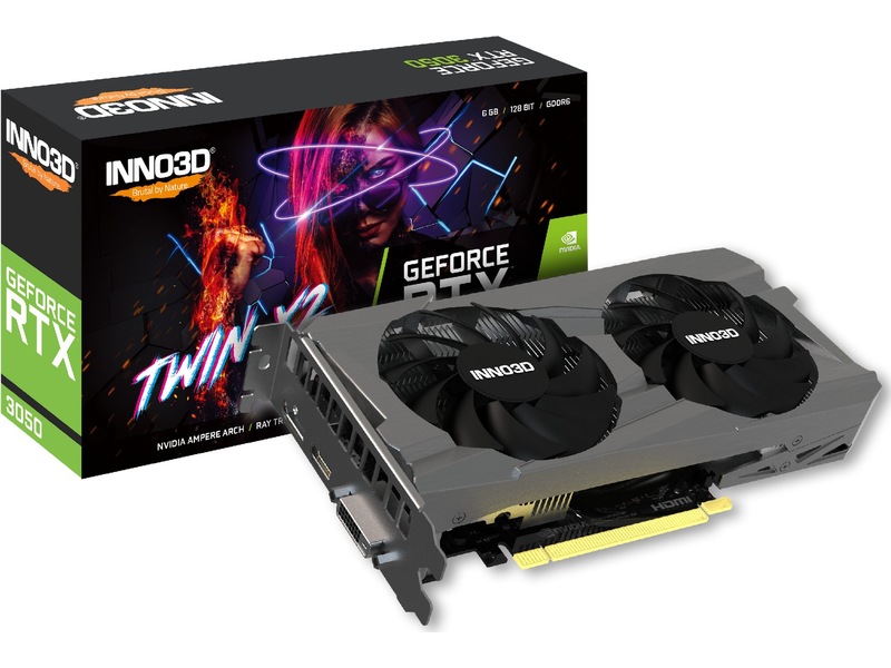 INNO3D GeForce RTX 3050 6GB TWIN X2 V2 Skjermkort