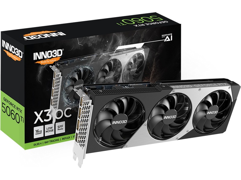 INNO3D GeForce RTX™ 5060 Ti 16GB X3 OC Skjermkort