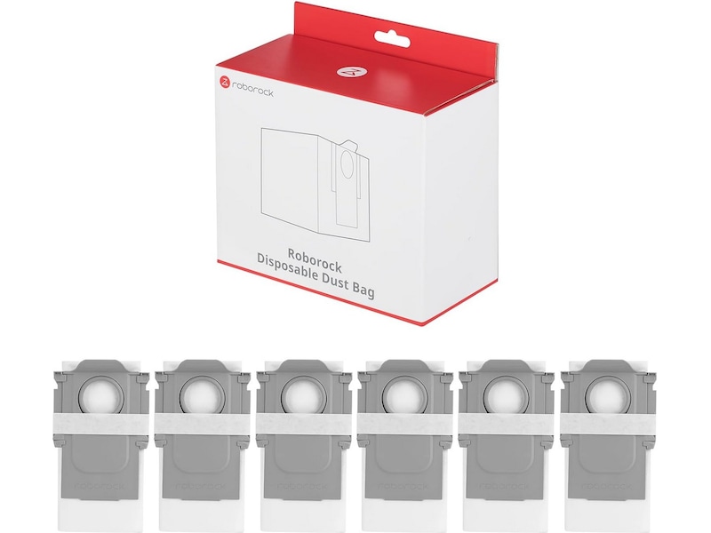 Roborock Q10 VF+ Robotstøvsuger (hvit) + støvposer Robotstøvsugere