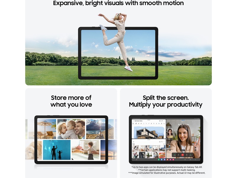 Samsung Galaxy Tab A9 WiFi 64GB (grafitt) Nettbrett / iPad