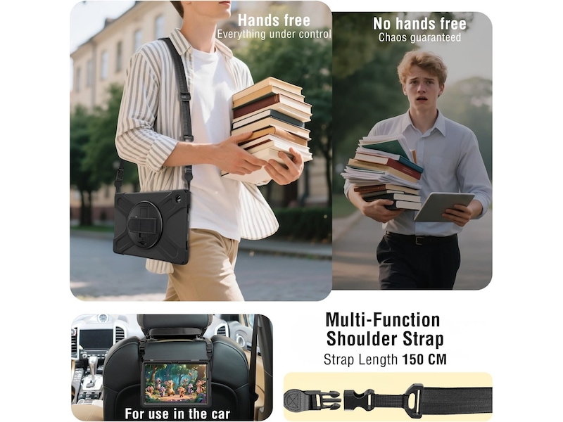 4smarts Rugged Case Grip for Samsung Galaxy Tab A11 Deksel til nettbrett