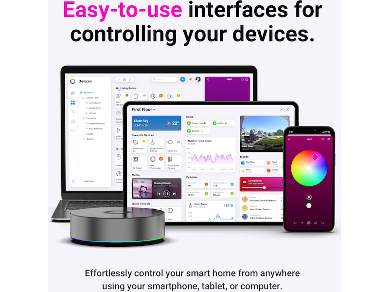 Athom Homey Pro (2026) Smart Home Hub Smarthub/ bridge