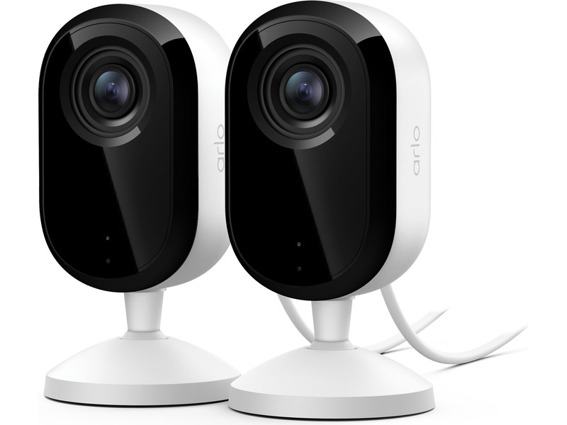 Arlo Essential 3 HD innendørs overvåkningskamera 2-pack Overvåkningskameraer