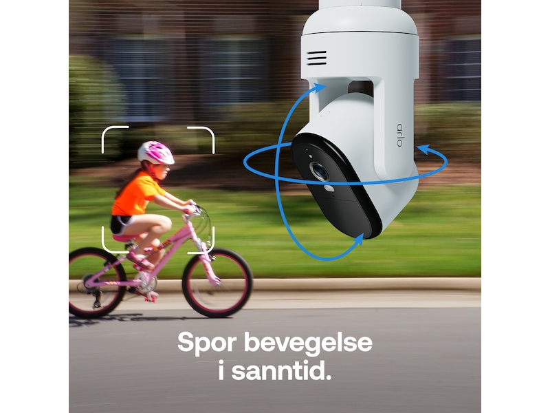 Arlo Essential 3 utendørs overvåkningskamera HD PTZ 2-pack Overvåkningskameraer