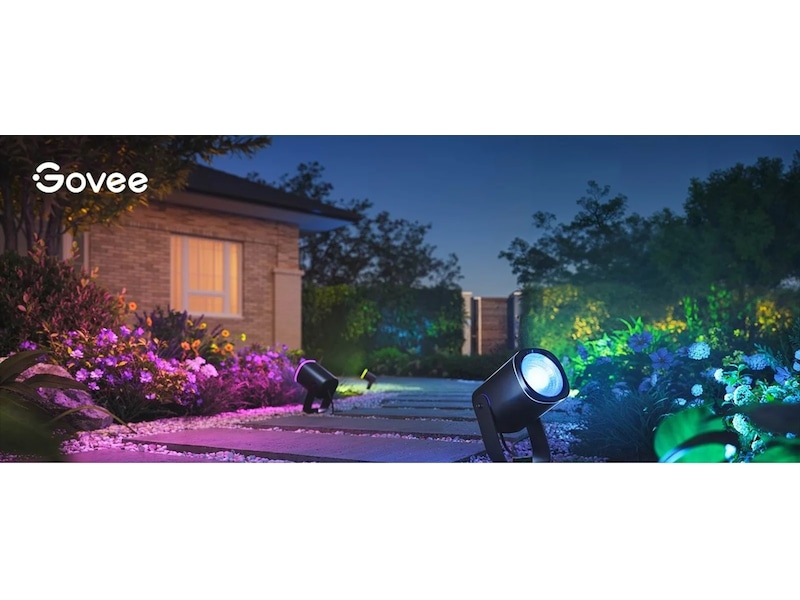 Govee utendørs spotlights 2-pakning Gulvlampe