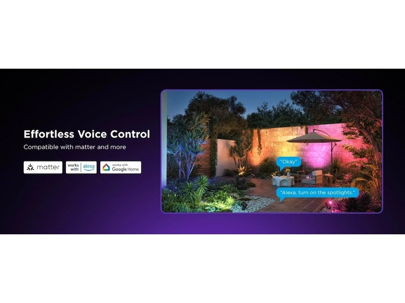 Govee utendørs spotlights 2-pakning Gulvlampe