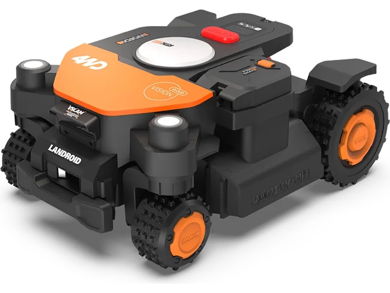 Kraftig 4WD klipper med AI-kamera for automatisk kartlegging Robotgressklipper