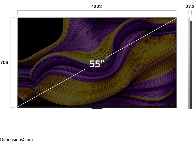 LG 55" G5 OLED smart-TV AI 4K (2025) + lydplanke 50 - 59 tommer TV