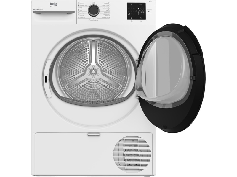 Beko KBM3WFT31041W vaskemaskin 10 kg + KBM3TF31023W tørketrommel 10 kg Vaskemaskin