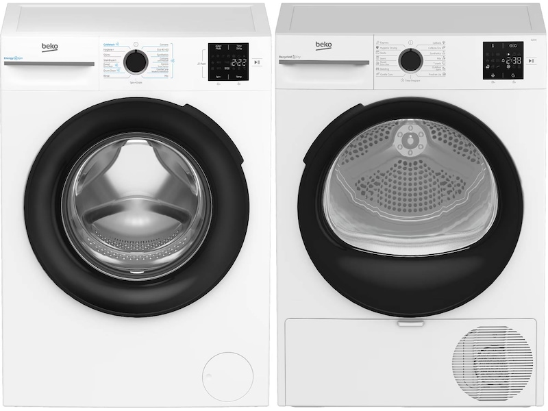Beko KBM3WFT3941W vaskemaskin 9 kg Vaskemaskin