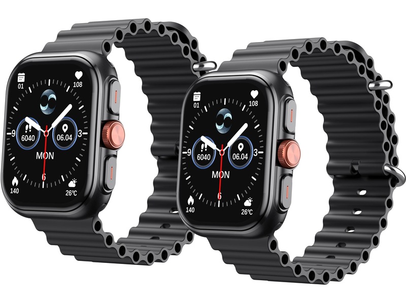 HAVIT M9068 Smartklokke (sort) - 2-pack Smartklokker