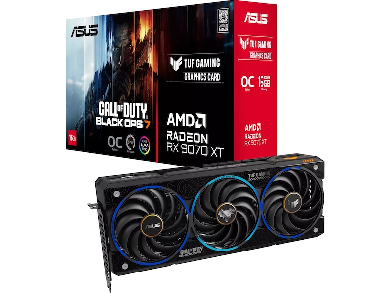 ASUS TUF Gaming AMD Radeon RX 9070 XT TUF OC (COD BO7 LE) Skjermkort