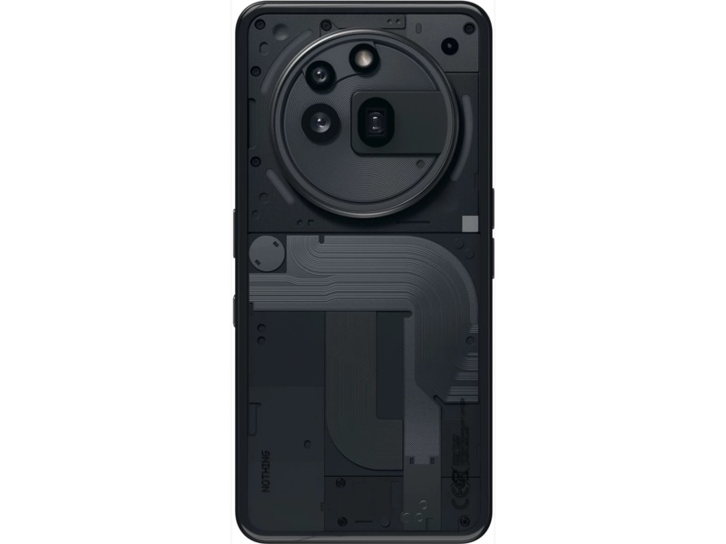 Nothing Phone (3a) Pro 12+256GB (sort) -B-Grade Demo mobiltelefoner